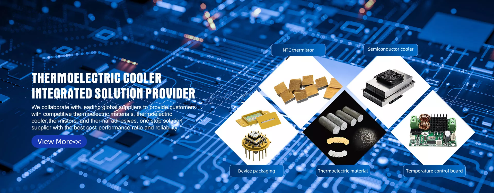Hochwertige thermoelektrische Kühlerbaugruppen